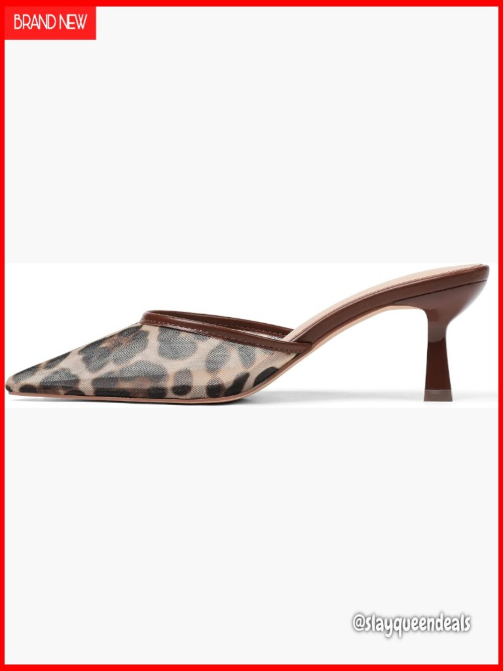 Closed Pointed Toe Kitten Heel Mules Slip On Slingback Dress Party Pumps